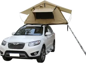 UNISTRENGH Pop Up 2 Person Soft Shell Roof Top Tent Shelter Camping Glamping Tent