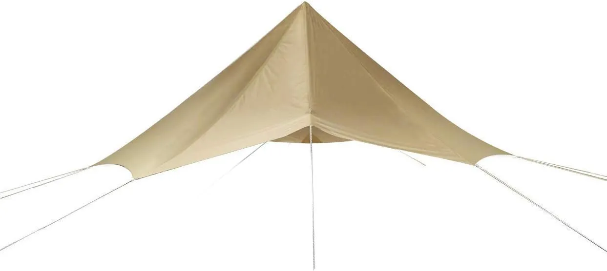 UNISTRENGH Waterproof Tent Tarp Cover Sunshade Heavy Duty Roof Shelter for 3M 4M 5M 6M 7M Bell Tent (Sunshade, for 5M/16.4ft Tent)