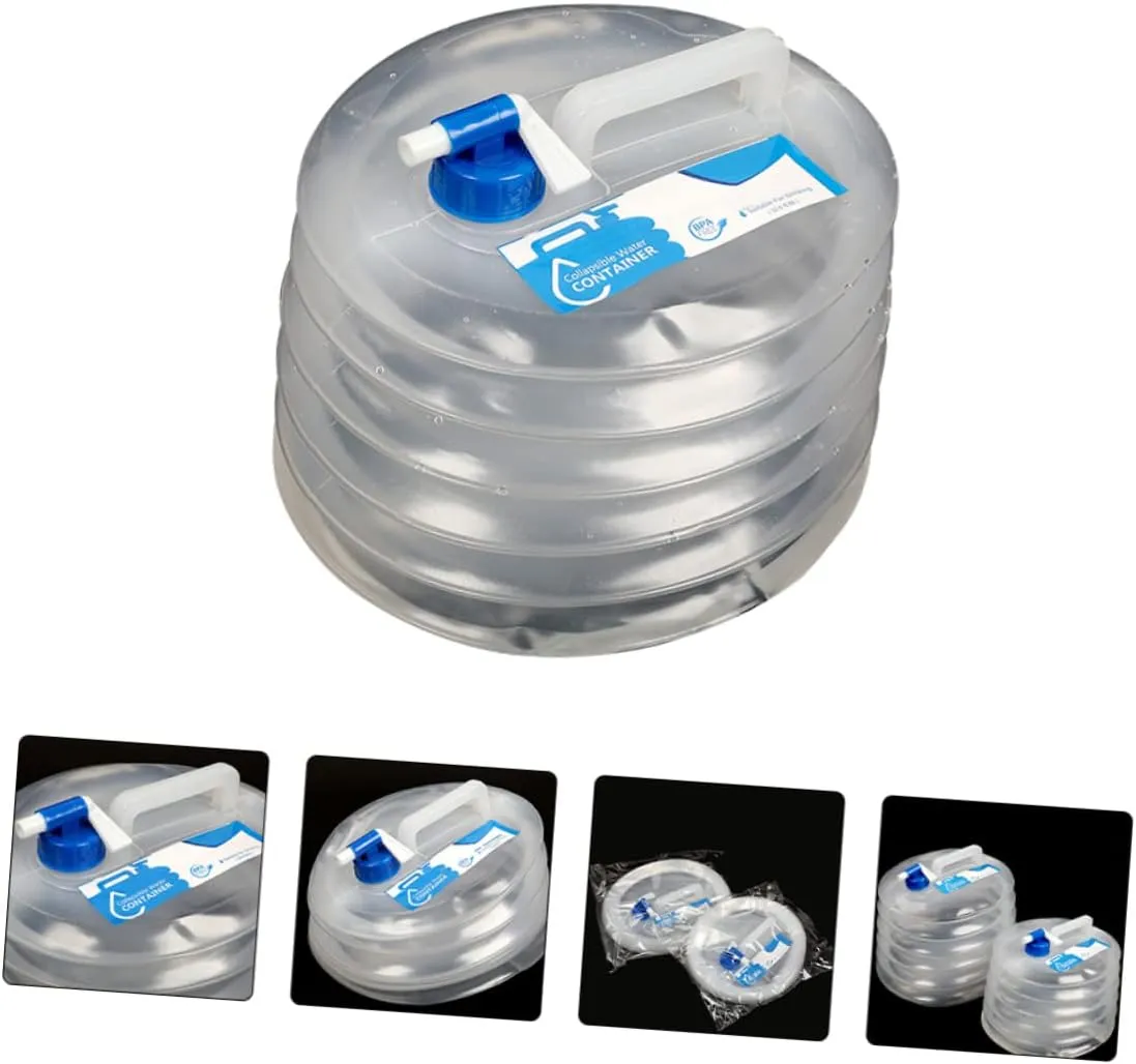 VANZACK Compact Pe Collapsible Water Bucket Outdoor Water Tank Easy to Store Perfect for Camping Hiking