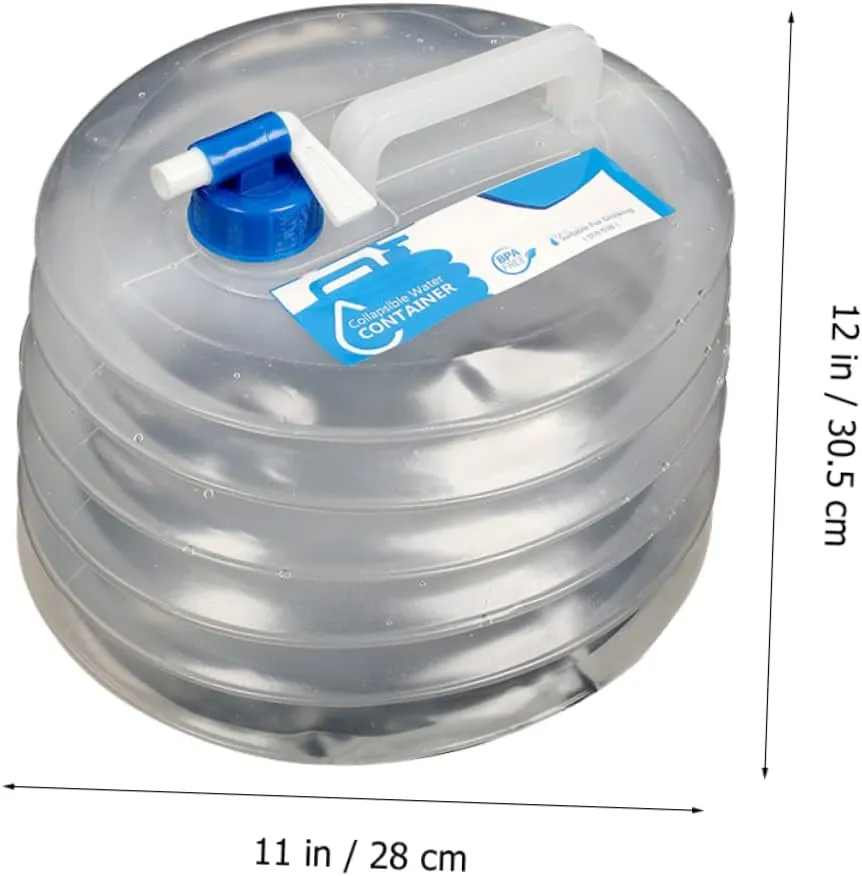 VANZACK Compact Pe Collapsible Water Bucket Outdoor Water Tank Easy to Store Perfect for Camping Hiking