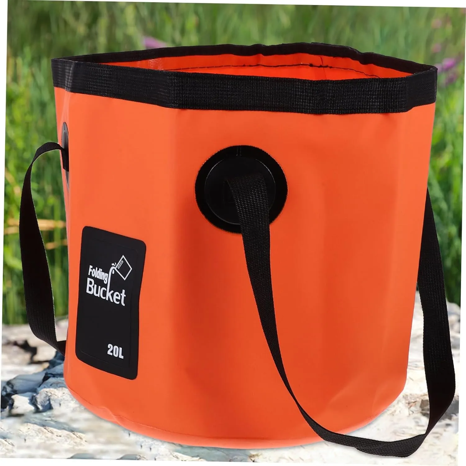 VANZACK Portable Water Bucket Car Washing Water Bucket Portable Fishing Basket Folding Water Bucket Portable