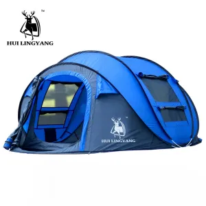 Verified Speed Full collection Automatic Persons Tent Camping Open 3-4