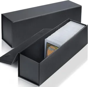 Vetical Trading Card Storage Box, Top loader Storage Box, Trading Card Holder Top loader Hobby Box for 800  Count Cards - 2 PACK