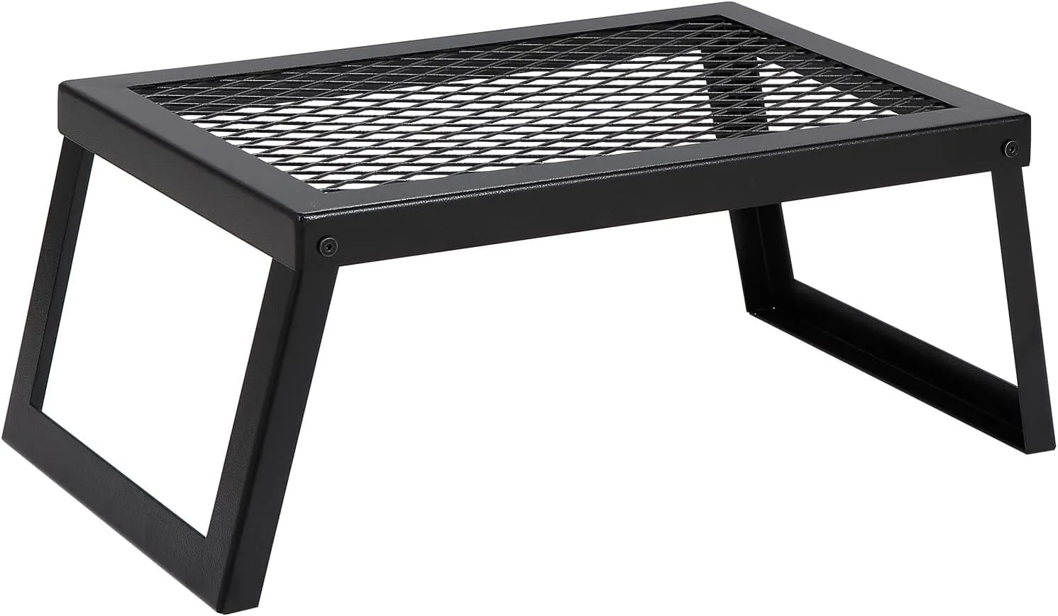 VEVOR Folding Campfire Grill, Heavy Duty Steel Mesh Grate, 18" Portable Camping Grates Over Fire Pit, Camp Fire Cooking Equipment with Legs Carrying Bag, Grilling Rack for Outdoor Open Flame Cooking