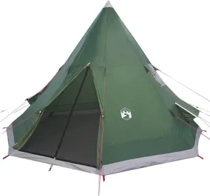 vidaXL Camping Tent Tipi 4-Person Green Waterproof, Tent, Camping shelter, Garden shelter, Garden Tent, Outdoor shelter, Lightweight Tent