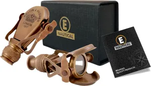 Vintage Brass Kelvin & Hughes London 1917 Pocket Compass
