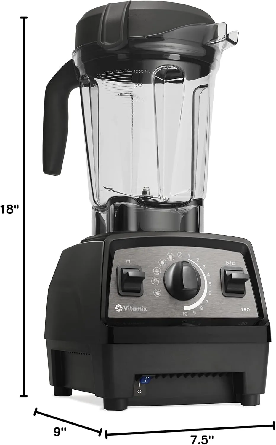 Vitamix Propel Series 750 Blender,Black