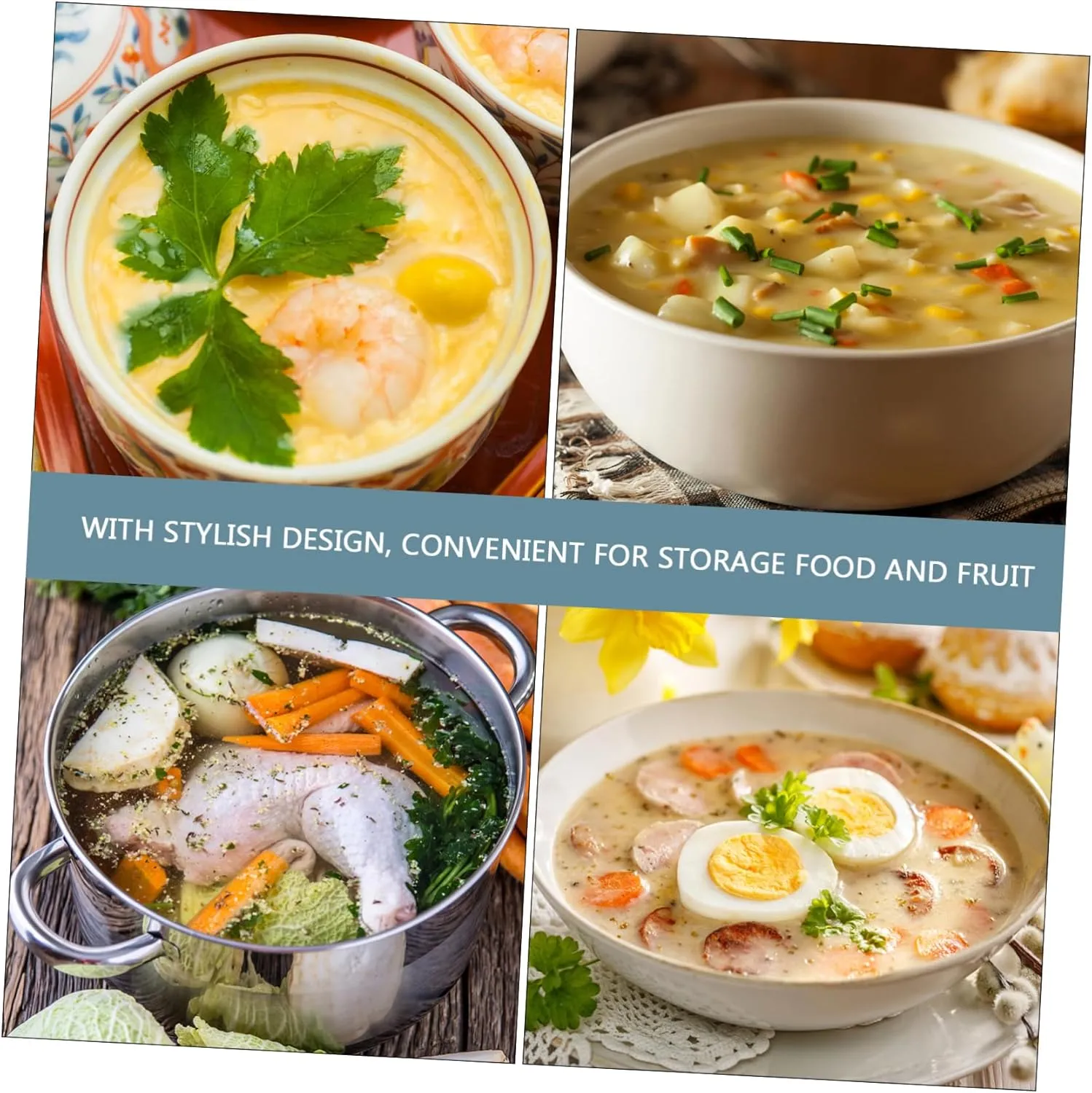 VOSAREA Lunch 304 Stainless Steel Steamer Aluminum Cooking Pot for Camping Hiking