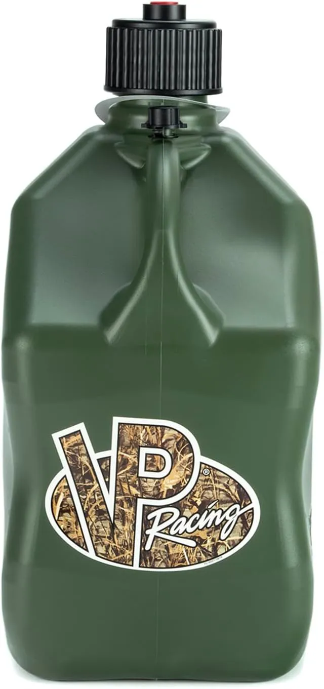 VP Racing 3842-CA, 5.5 Gallon Square Camo Racing Motorsports Jug