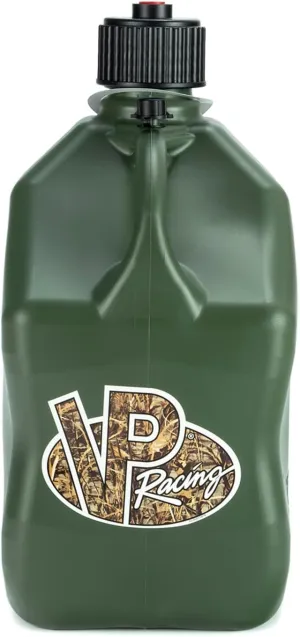 VP Racing 3842-CA, 5.5 Gallon Square Camo Racing Motorsports Jug