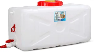 Water Tank Water Bucket, 45L Collapsible & Portable Water Container, Water Carrier Water Tank for Camping Hiking Fishing Climbing Picnic BBQ Travel Outdoor Use(Size:45L)