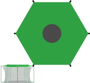 Waterproof UV Protection Trampoline Tent Cover | Weather-Resistant Sunshade With Ventilation,Soft Outdoor Sun Protection Cover, Outdoor Backyard Garden Use, All Season Protection