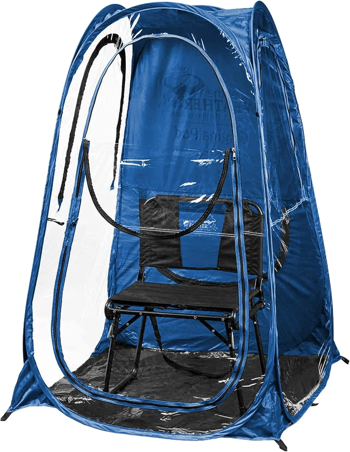 WeatherPod® OriginalPod™ Pop-Up Pod - Stay Warm, Dry, and Out of The Sun - Weather Pod for Sports, Rain, or Wind - 1 Person Pod - Sports Pod for The Sideline - Easy Set Up & Tear Down