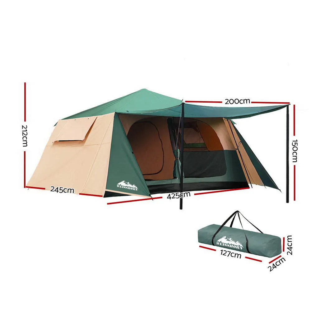 Weisshorn Instant Up Camping Tent 8 Person Pop up Tents Family Hiking Dome Camp-QLD_Metro