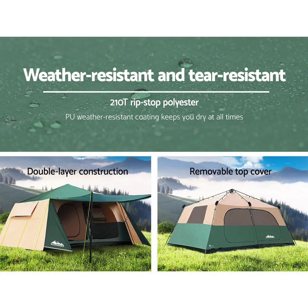 Weisshorn Instant Up Camping Tent 8 Person Pop up Tents Family Hiking Dome Camp-QLD_Metro
