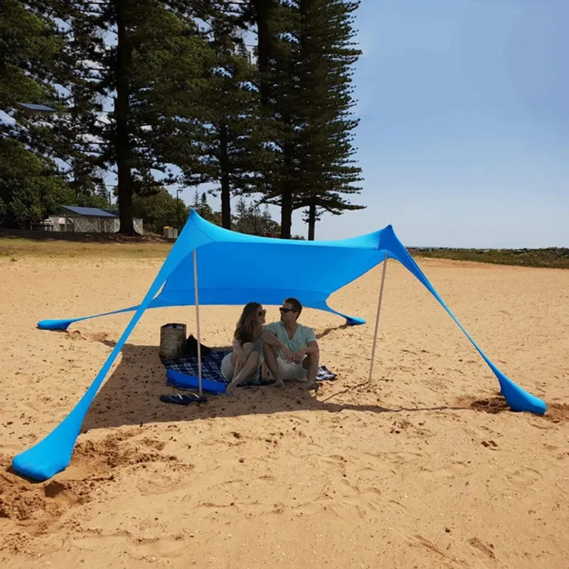Windproof  UPF50  Beach Canopy with Tents