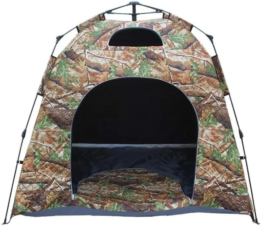 Winter 4-Season Camping Tent, Instant Pop-Up Tent for 4 People, Waterproof & Windproof Family Tent for Backpacking, Hiking, Fishing, and Cold Weather Camping
