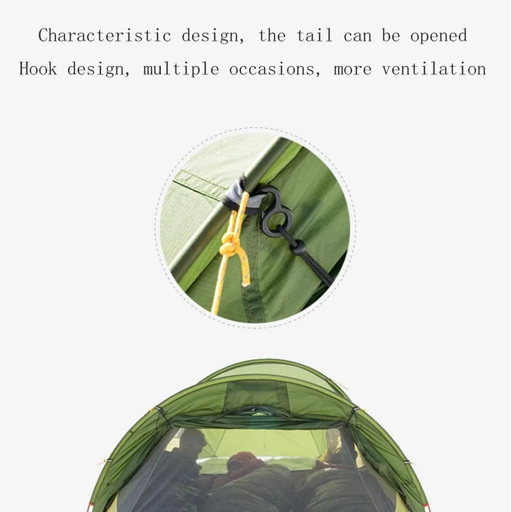 Winter Fishing Tent Outdoor Ice Fishing Automatic Tent Windproof Large Space Thick Cotton Warm Tent