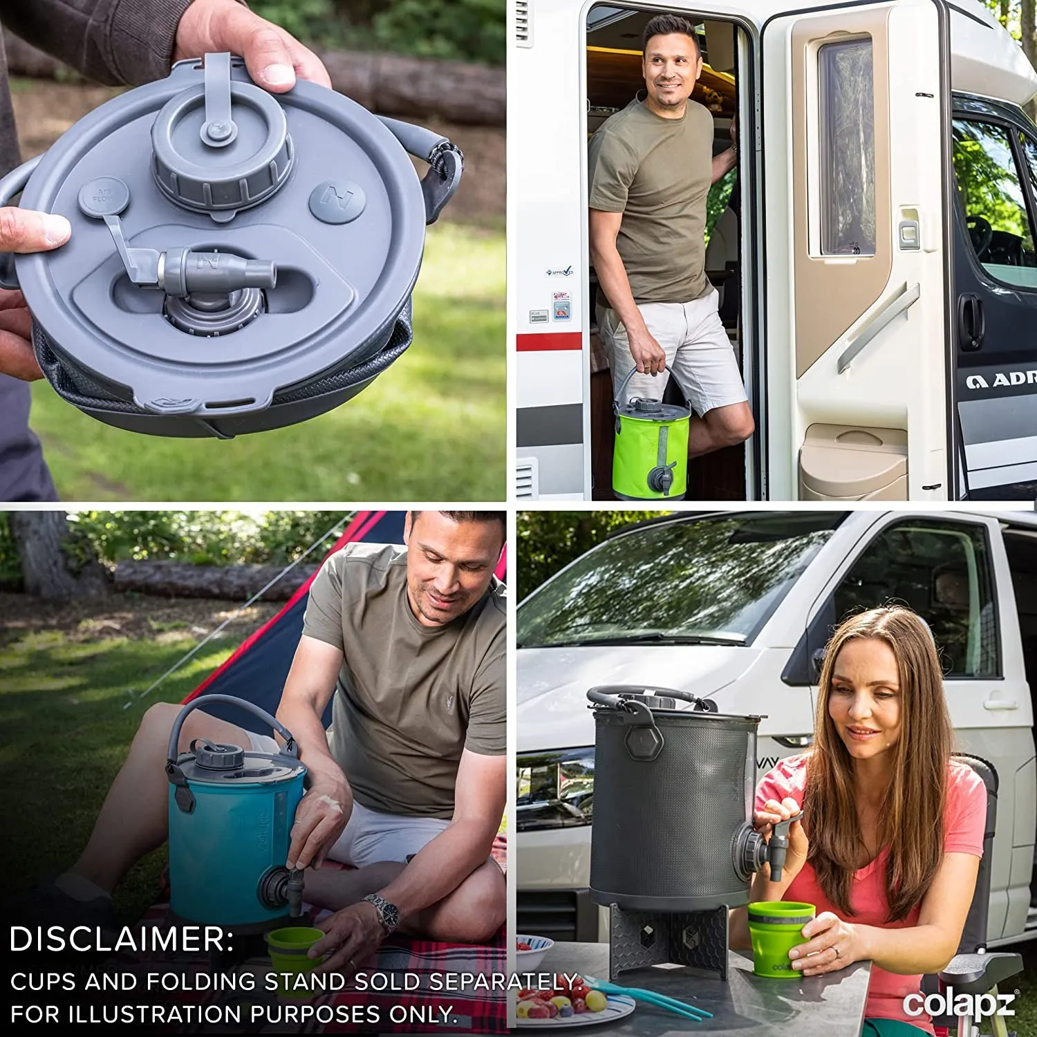 Wobbly Water Wagon: The Swiss Army Knife of Thirst Quenching on a Camping Adventure!
