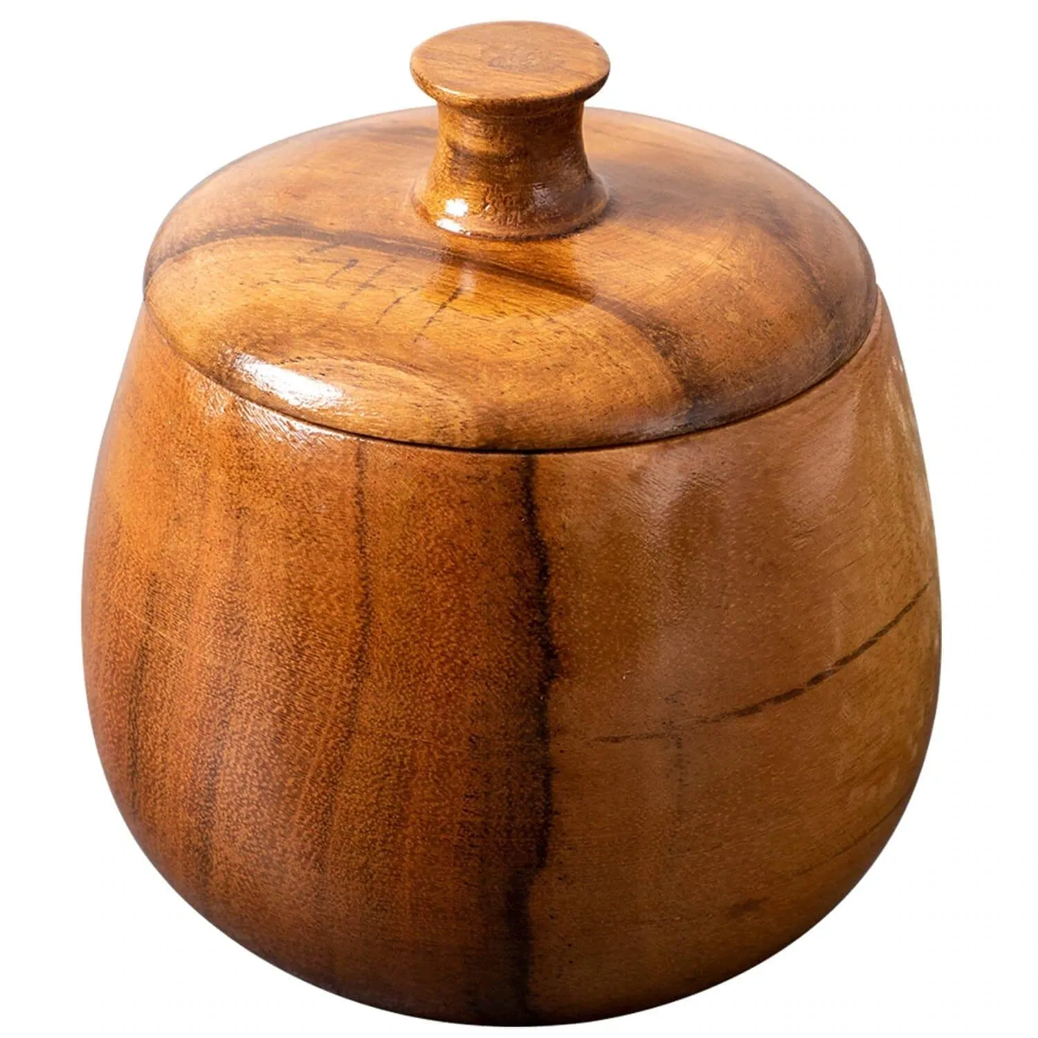 WOODEN SMALL CONTAINER FOR SAUCE || SPICE|| PICKLE || FOOD SAFE ( SET OF 2 )