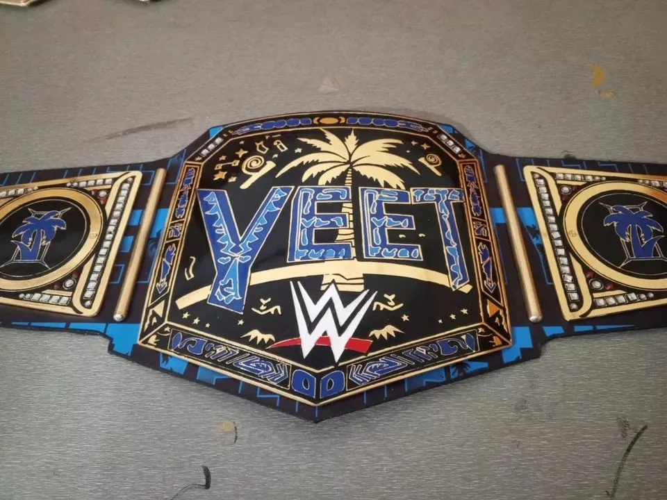 WWE Jey Uso YEET Championship Replica Title Belt