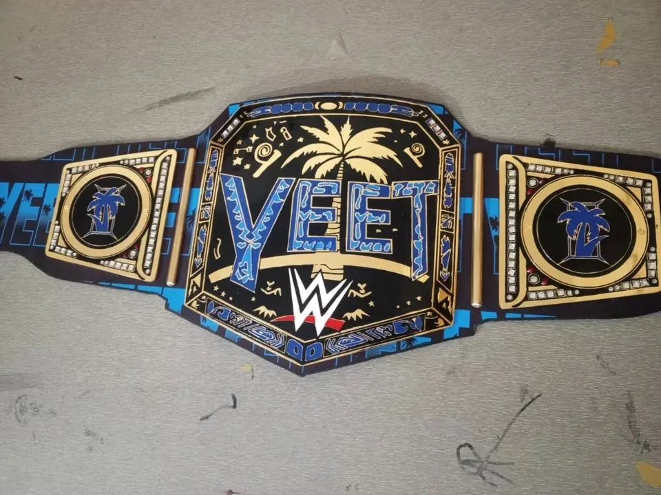 WWE Jey Uso YEET Championship Replica Title Belt