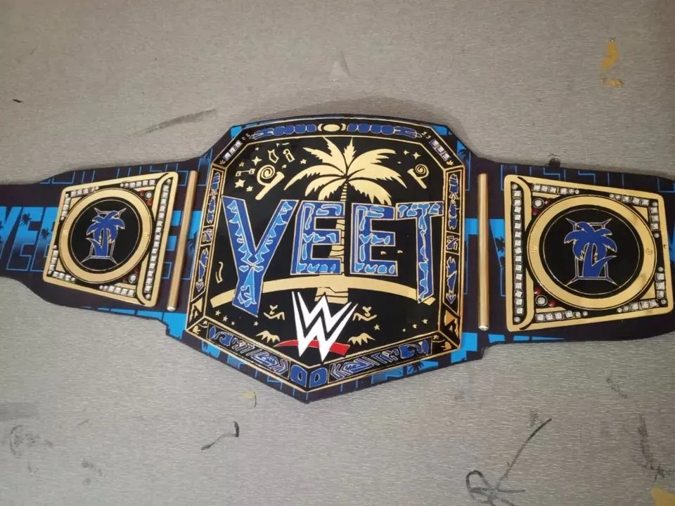 WWE Jey Uso YEET Championship Replica Title Belt