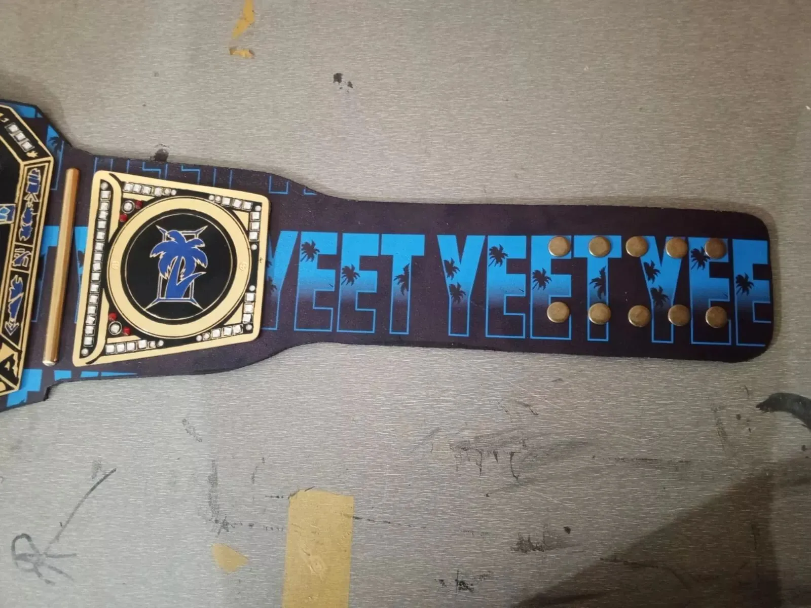 WWE Jey Uso YEET Championship Replica Title Belt