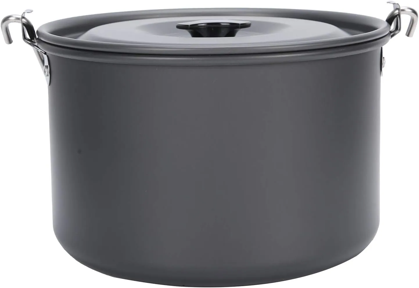 XPSSJMU Camping Tableware Cookware, Picnic Single Pot Aluminum Barbecue Hanging Pot Picnic Cooking Equipment, Suitable for Outdoor Camping