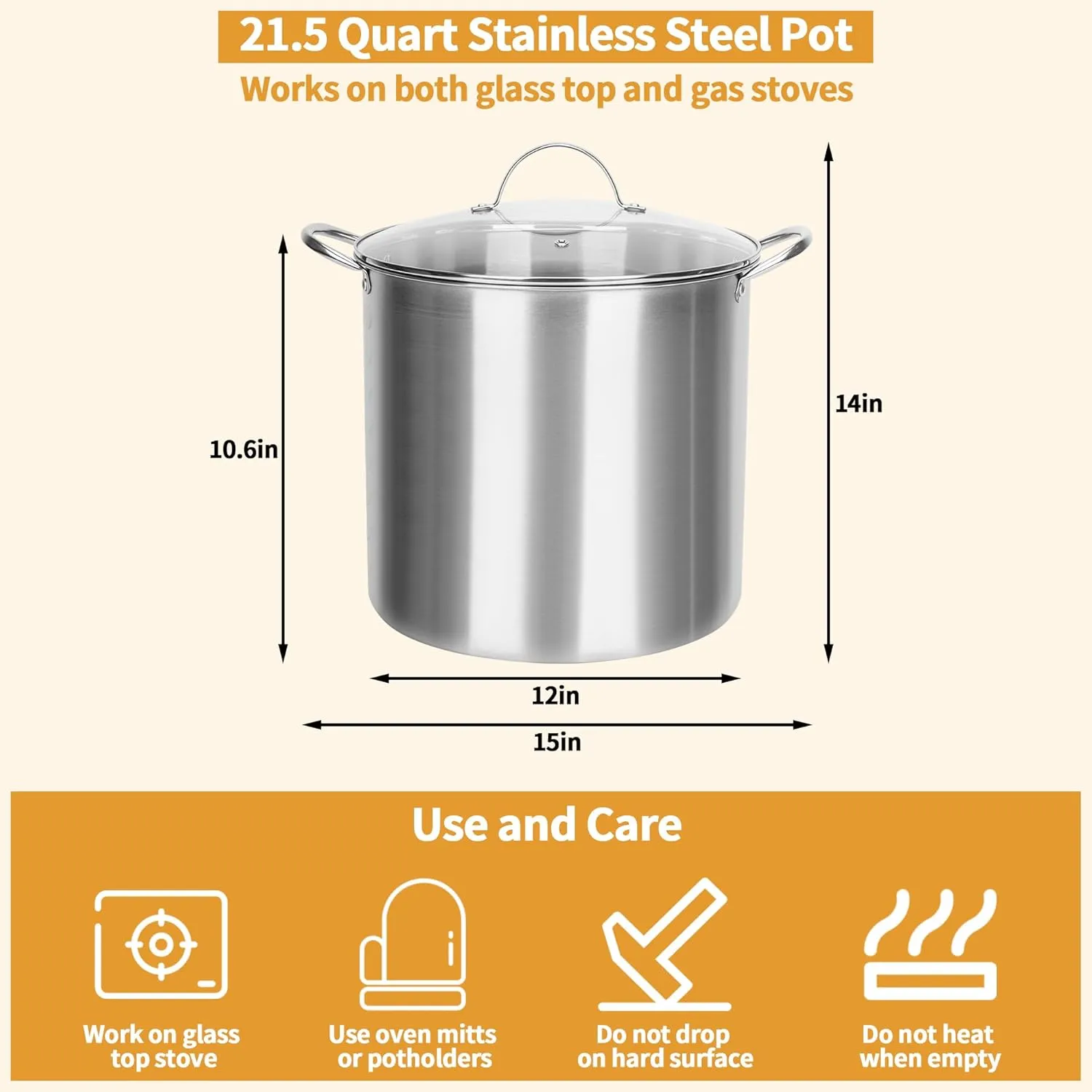 yeshine 21.5 Quart Canning Pot with Lid, Large Water Bath Canning Pot Set with Full Canning Tools Set, Stainless Steel Canner Supplies Starter Kit for Beginners for Home, Kitchen (Red)