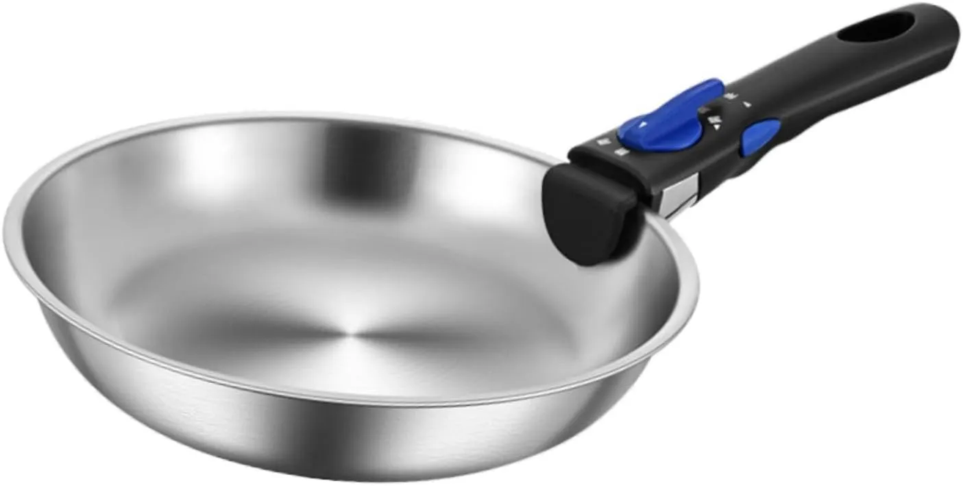 Yiju Camp Cookware Camping Frying Pan Portable Lightweight Camping Skillet Camp Cooking Supplies for Camping Picnic Backpacking
