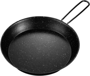 YIJU Outdoor Frying Pan Non Stick with Folding Handle Portable Griddle Pans Grill Pan for Indoor Outdoor Picnics Backyard Barbecue, 20cm