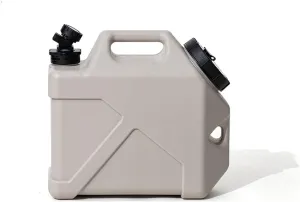 YIORYO Water Container with Spigot, Portable Camping Water Container, 20L Water Storage Container for Camping Hiking Picnic BBQ (Gray : A)