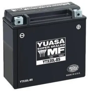 Yuasa YUAM32X61 YTX16-BS-1 Maintenance Free AGM Battery with Acid pack