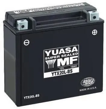 Yuasa YUAM32X61 YTX16-BS-1 Maintenance Free AGM Battery with Acid pack