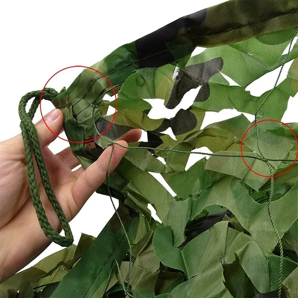 ZHANGQINGXIU Shading Net,Camping Camouflage Net,Car Sunshade Cover, Awning Tent Privacy Fence Screen 210D Oxford Cloth Anti-UV Weatherproof for Courtyards,Pool Decoration