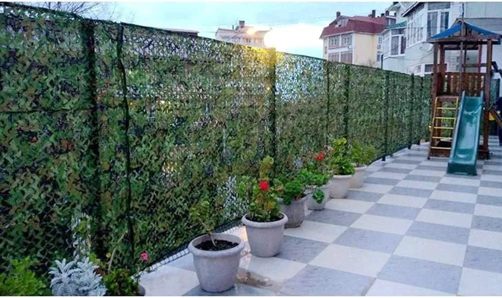 ZHANGQINGXIU Shading Net,Camping Camouflage Net,Car Sunshade Cover, Awning Tent Privacy Fence Screen 210D Oxford Cloth Anti-UV Weatherproof for Courtyards,Pool Decoration