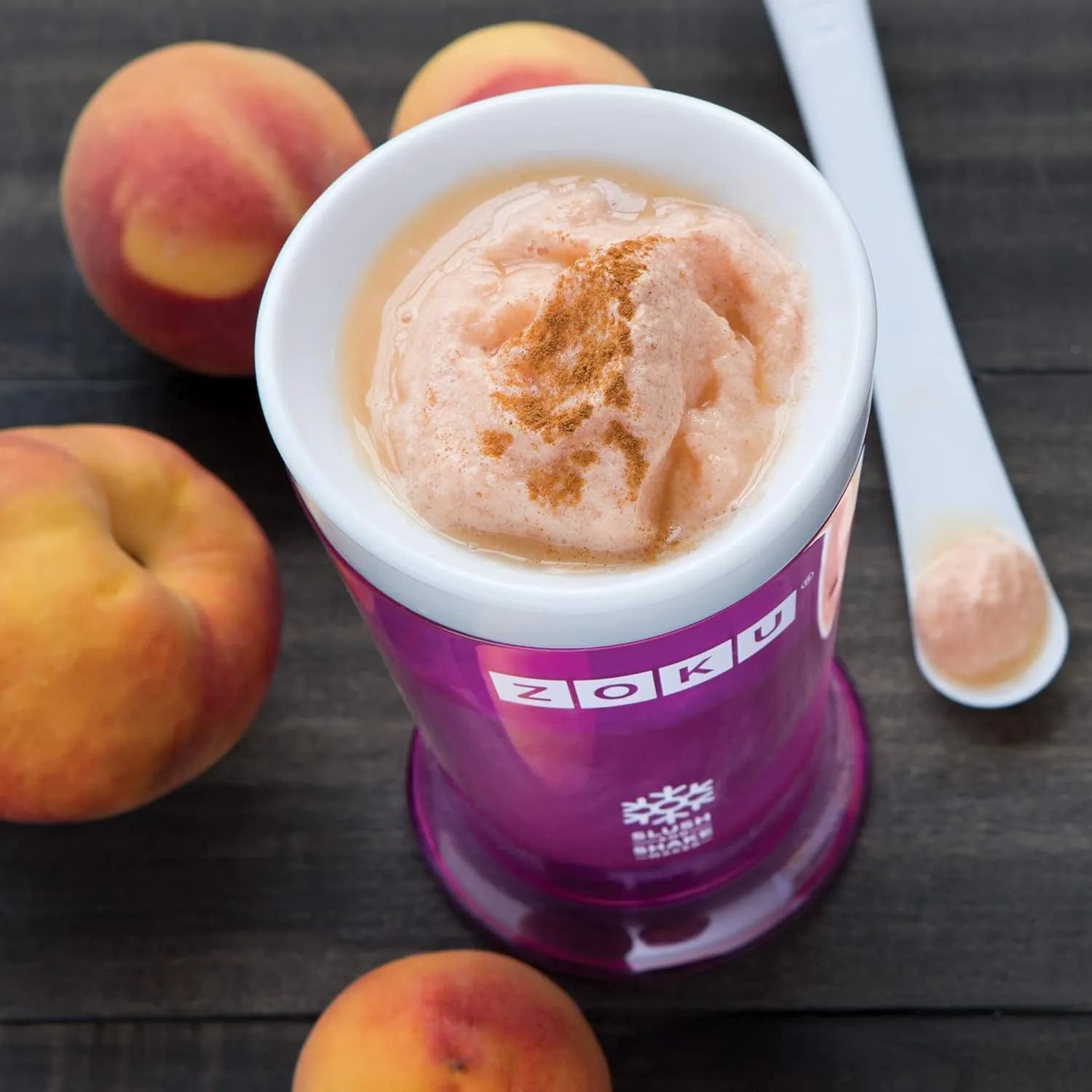 ZOKU Original Slush and Shake Maker, Compact Make and Serve Cup with Freezer Core Creates Single-Serving Smoothies, Slushies and Milkshakes in Minutes, BPA-free, Purple